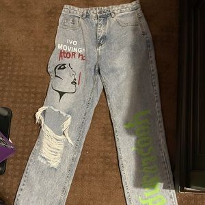 SHEIN GOOSEBUMPS JEANS